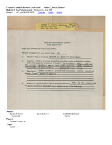 Robert T. Scott's Graveyard