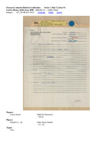 Lowry Home, built circa 1890