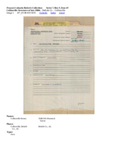 Collinsville Structures of late 1800s