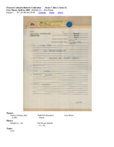 Usry Home, built in 1889