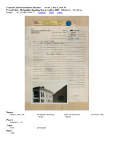 French Flats - McSpadden Boarding House, built in 1889