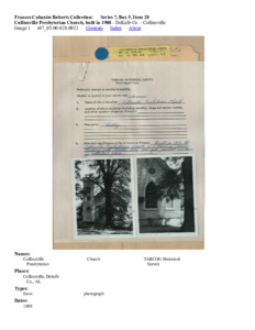 Collinsville Presbyterian Church, built in 1908