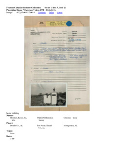 Plantation Home "Cherokee," circa 1790