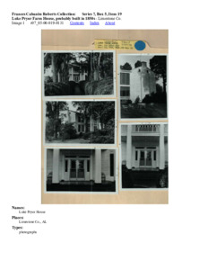 Luke Pryor Farm House, probably built in 1850s