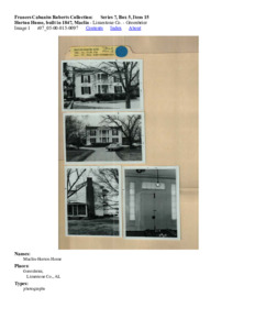 Horton Home, built in 1847, Maclin 