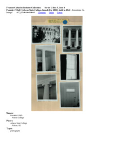 Founders' Hall [ Athens State College, founded in 1822], built in 1842