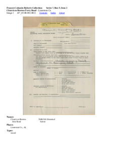 Church on Browns Ferry Road