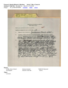 Jackson's Trail Site