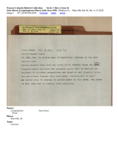 Sisco House [Laughinghouse Place], built circa 1830