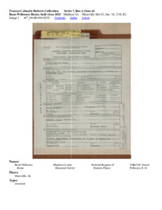 Bone-Wilbourn House, built circa 1825