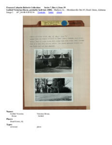 Gabled Victorian House, probably built late 1800s