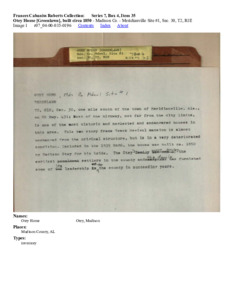 Otey House [Greenlawn], built circa 1850