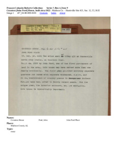 Countess [John Ford] House, built circa 1822