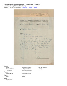 Limestone County Historical Site Survey