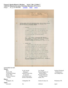 TARCOG Historical Inventory Workshop Materials, 1973 (2 of 2)