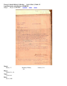 Legal Documents, miscellaneous, 1894-1903
