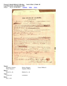 Legal Documents, miscellaneous, 1853