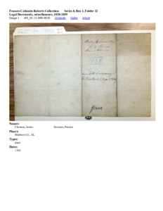 Legal Documents, miscellaneous, 1838-1839