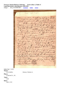 Legal Documents, miscellaneous, 1830-1832