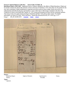 Boardman Papers, 1825-1845