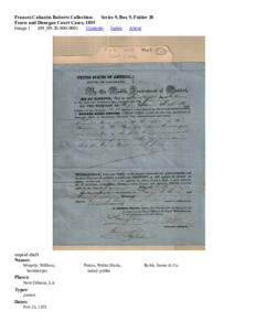 Fearn and Donegan Court Cases, 1855