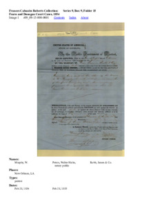 Fearn and Donegan Court Cases, 1854