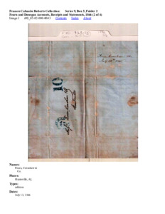 Fearn and Donegan Accounts, Receipts and Statements, 1846 (2 of 4)