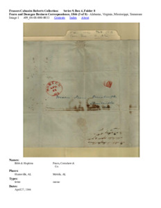 Fearn and Donegan Business Correspondence, 1846 (3 of 8)