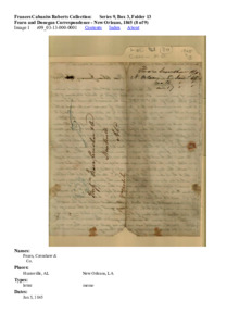Fearn and Donegan Correspondence - New Orleans, 1845 (8 of 9)