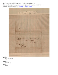 Fearn and Donegan Correspondence Business [divided by locations] (3 of 4)