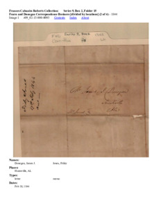 Fearn and Donegan Correspondence Business [divided by locations] (2 of 4)