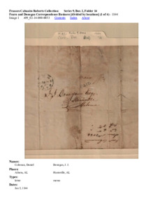 Fearn and Donegan Correspondence Business [divided by locations] (1 of 4)