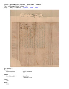 Fearn and Donegan Bills of Lading