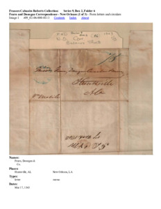 Fearn and Donegan Correspondence - New Orleans (1 of 3)