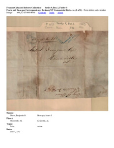 Fearn and Donegan Correspondence, Business NY Commercial Lists, etc. (2 of 2)