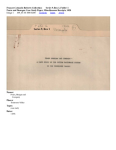 Fearn and Donegan Case Study Paper, Miscellaneous Receipts, 1820