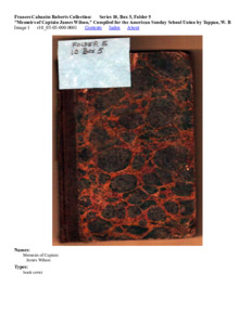 Memoirs of Captain James Wilson, Compiled for the American Sunday School Union by Tappan, W. B