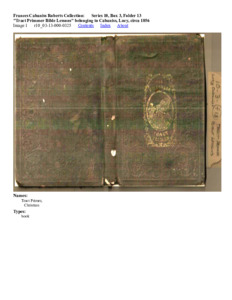 "Tract Primmer Bible Lessons" belonging to Cabaniss, Lucy, circa 1856