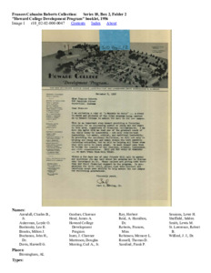 "Howard College Development Program" booklet, 1956