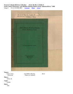 Foster, James Fleetwood "Ante-Bellum Floating Palaces of the Alabama River," 1960