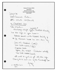 Architecture notebook 80: Abraham Sheftall House on Columbia Square in Savannah, Ga.