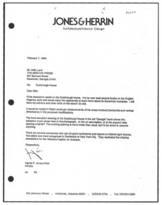 Architecture notebook 80: William Scarborough House in Savannah, Ga.