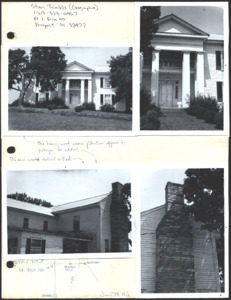 Architecture notebook 9: Trimble, Stan Residence, Prospect, Tennessee.
