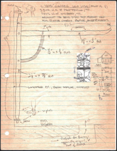 Architecture notebook 54: Conger Log House, in Mulberry, Tennessee.