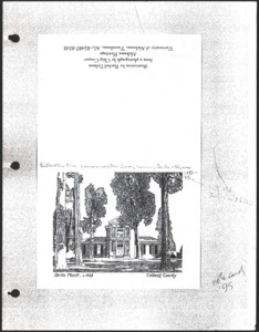 Architecture notebook 15: Belle Mont, in Tuscumbia, Alabama.