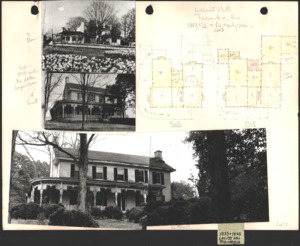 Architecture notebook 23: Locust Hill House, in Tuscumbia, Alabama.