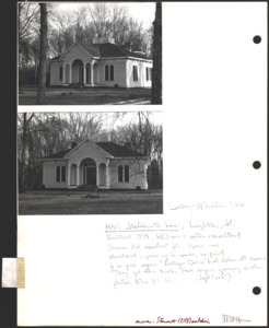 Architecture notebook 22: Leckey-Mauldin House, in Leighton, Alabama.