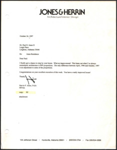 Architecture notebook 59: Leigh Place, or Jones Residence, in Leighton, Alabama.