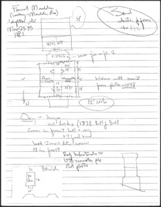 Architecture notebook 60: Leckey House, at southwest corner of AL 20 and Co. 48 (County Line), Leighton, Alabama.