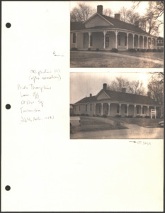 Architecture notebook ##: Thompson Law Office, at 100 Block W. 3rd St., Tuscumbia, Alabama.